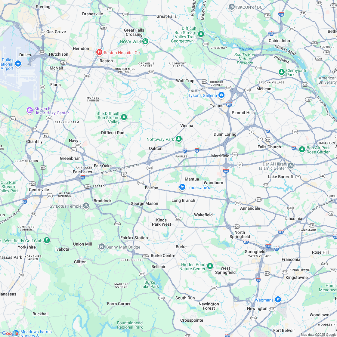 Google map showing store location