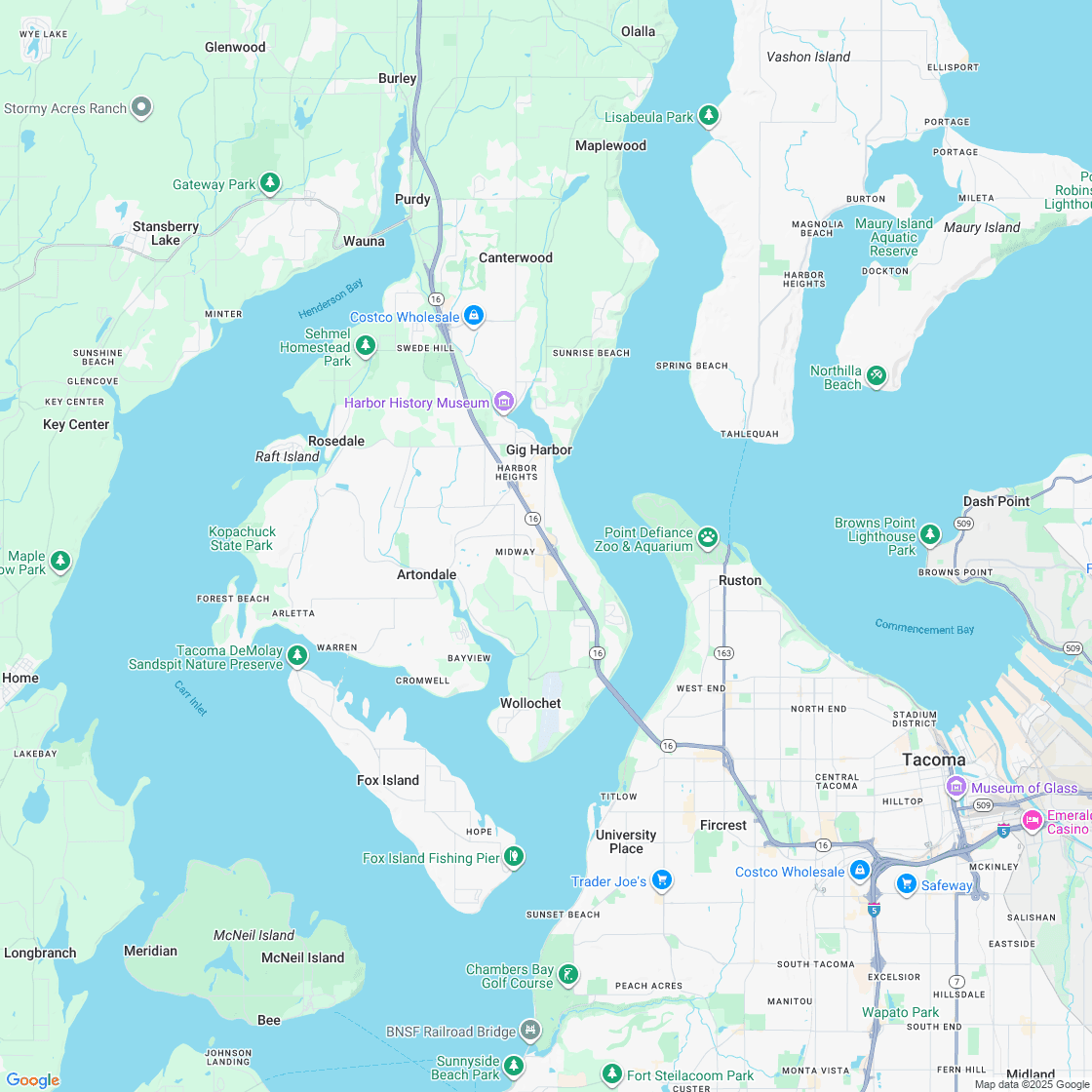 Google map showing store location