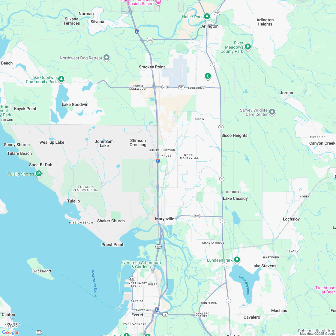 Google map showing store location