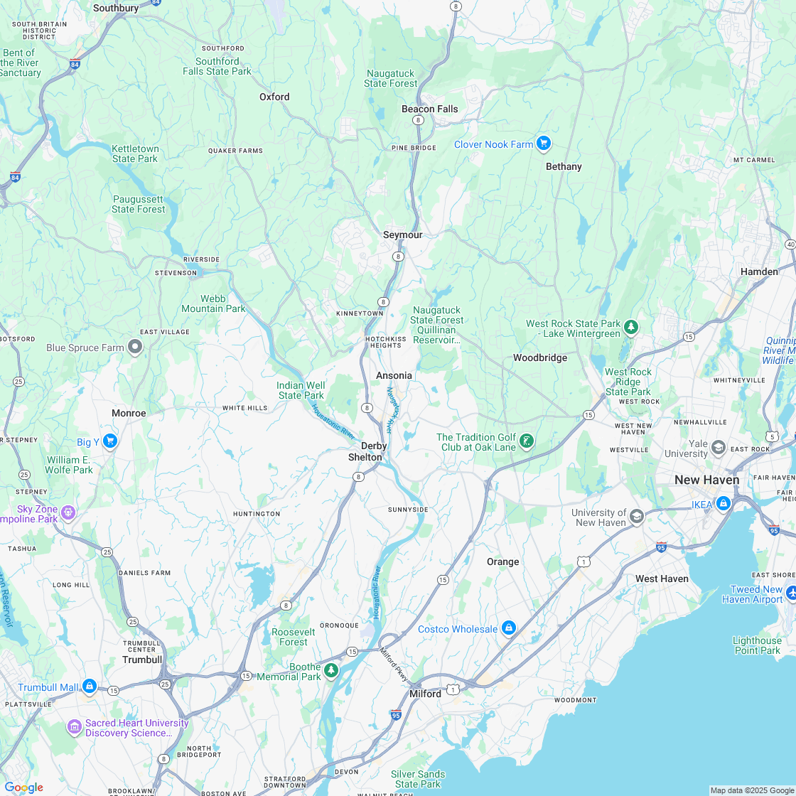 Google map showing store location