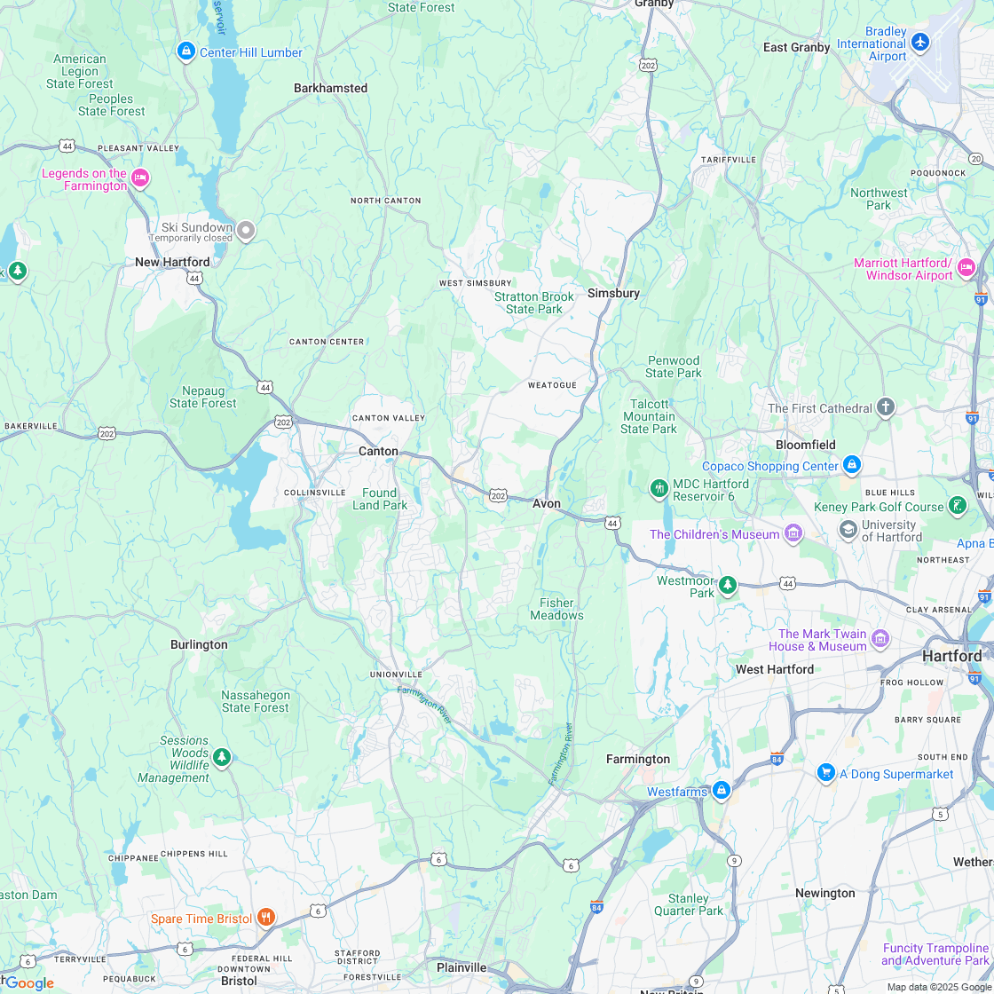 Google map showing store location