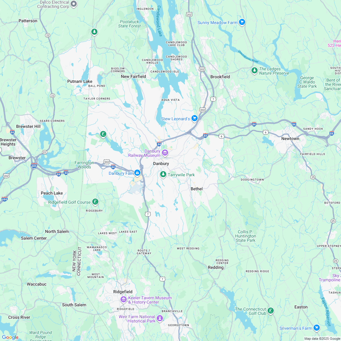 Google map showing store location