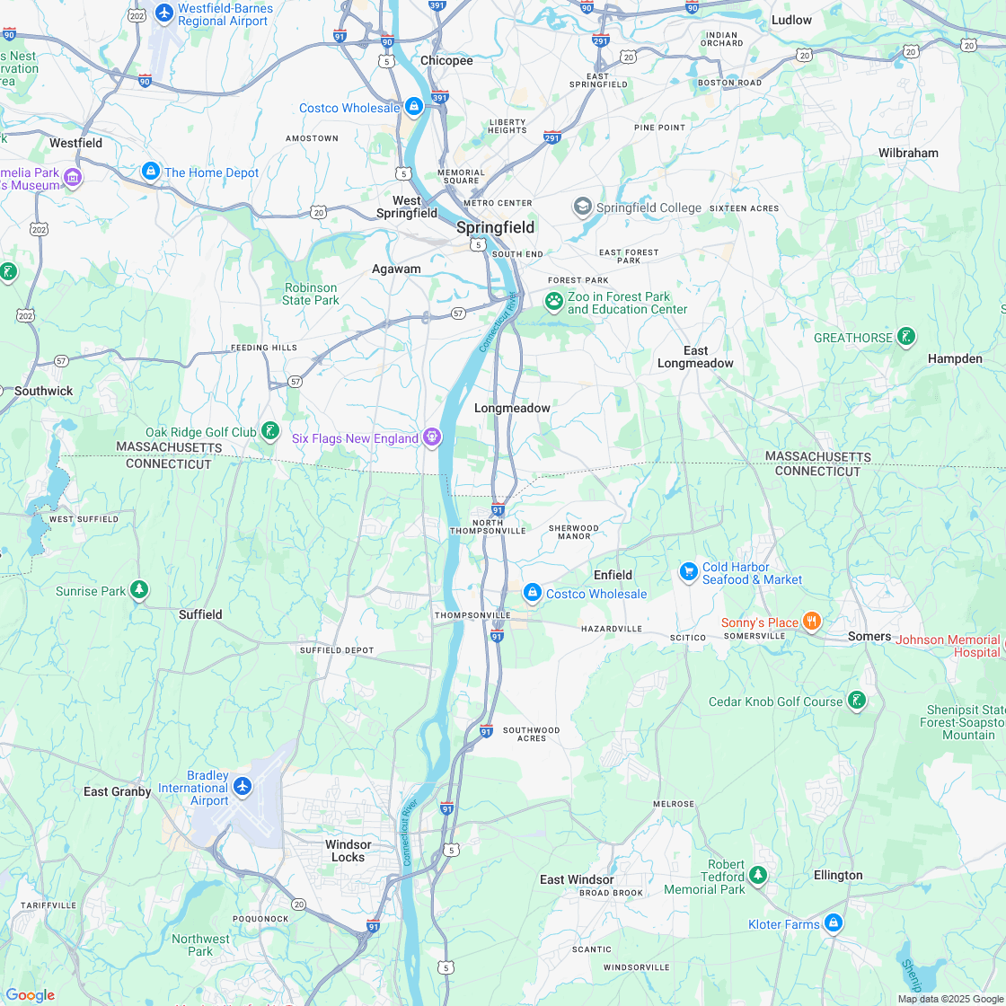 Google map showing store location