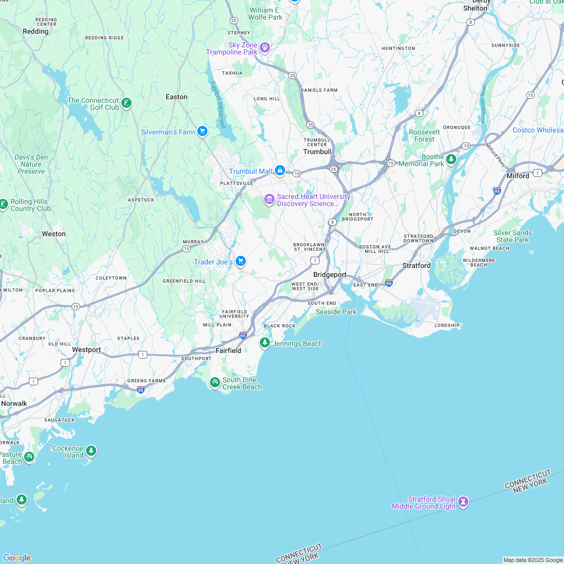Google map showing store location