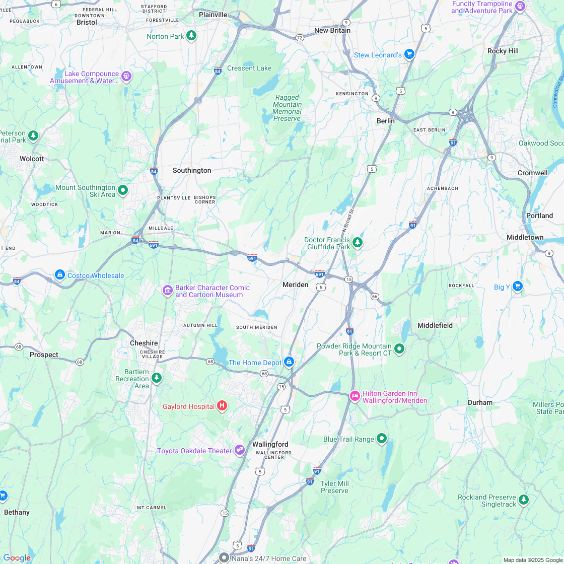 Google map showing store location