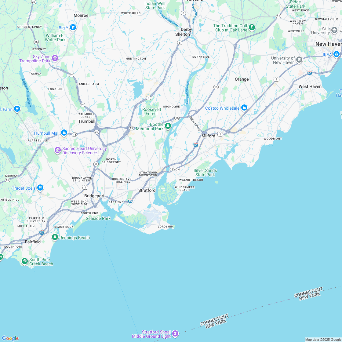 Google map showing store location