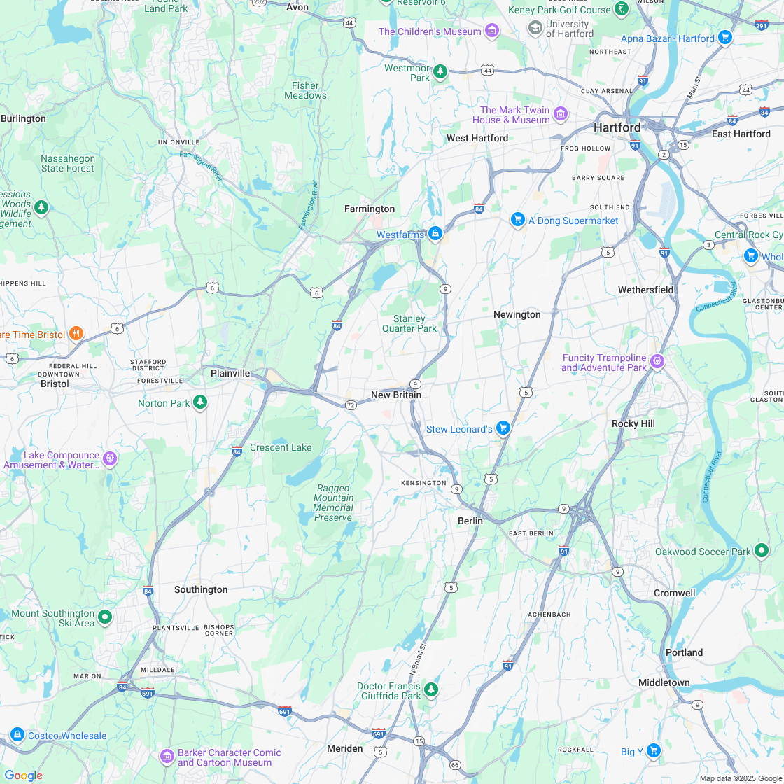 Google map showing store location