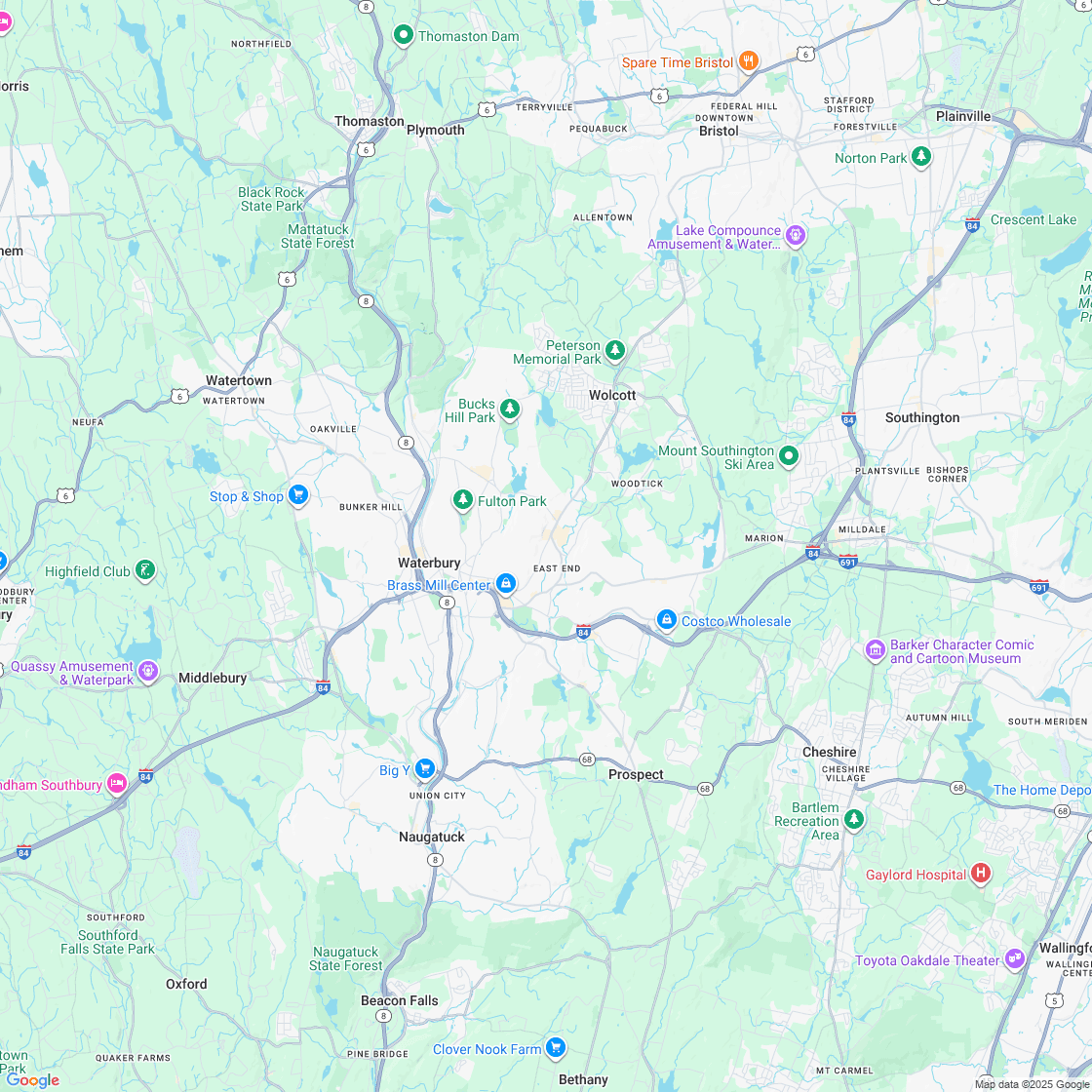 Google map showing store location