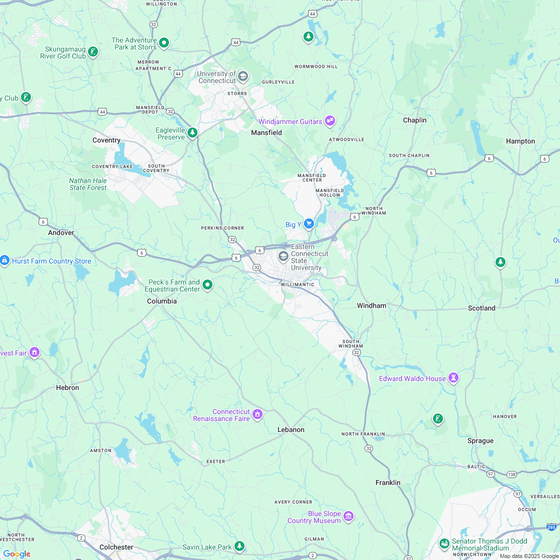 Google map showing store location