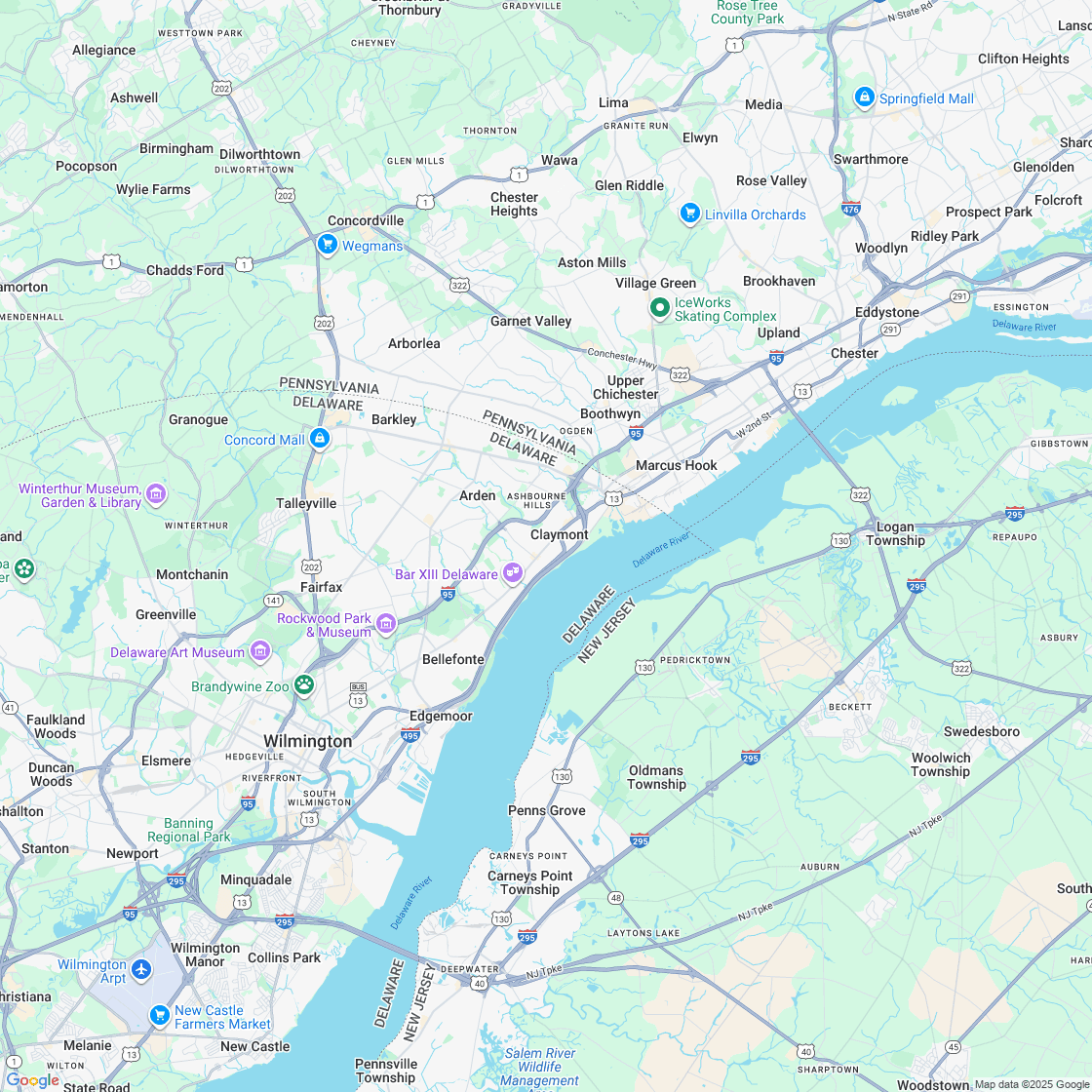 Google map showing store location