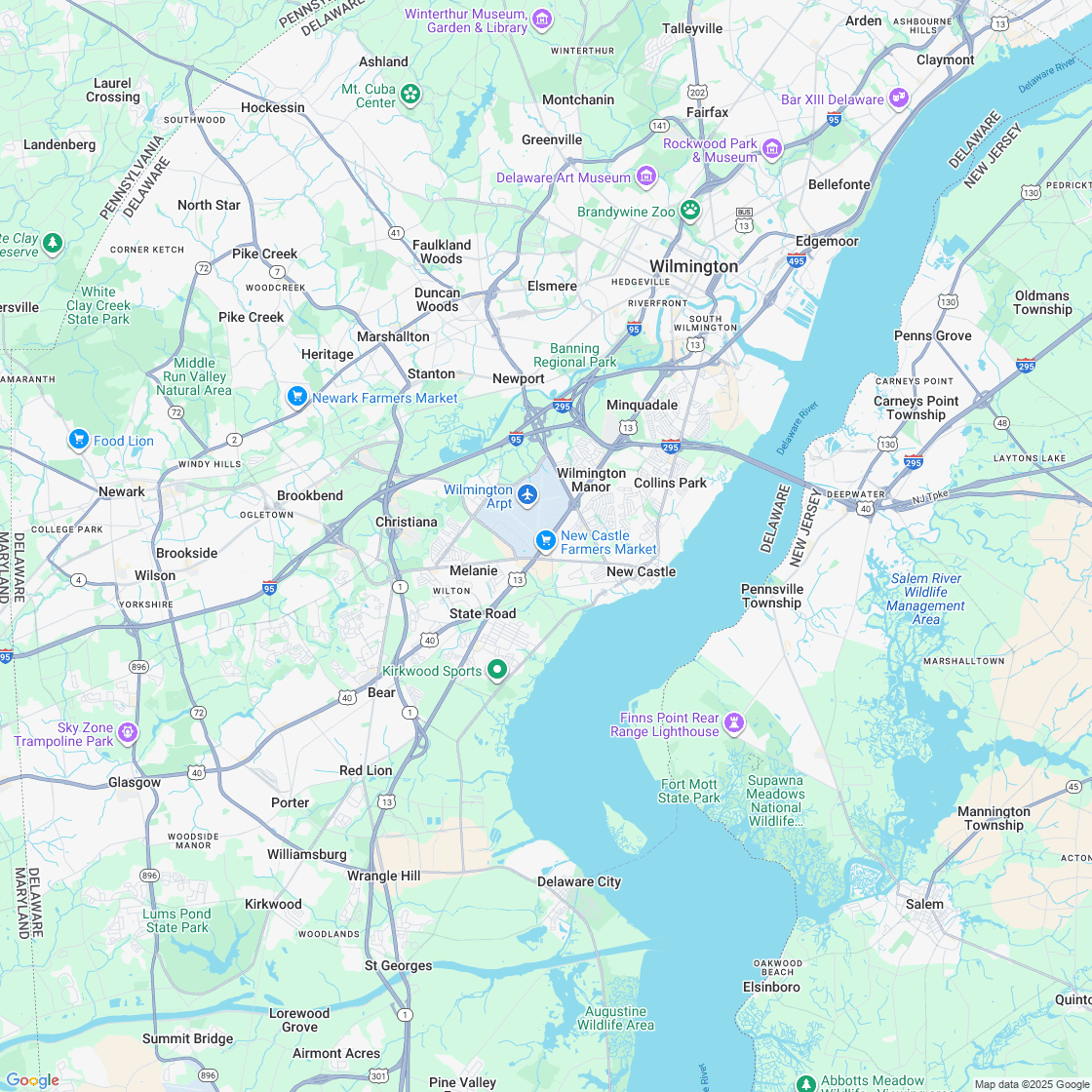 Google map showing store location